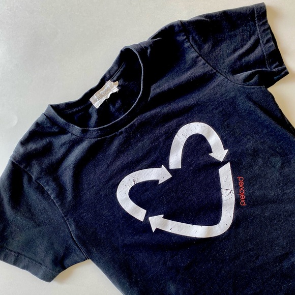 Preloved black t-shirt S - Picture 1 of 3